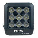 Perko Lightship 50 LED High Performance Spotlight - 12/24V - Black [1643050S0B] - Essenbay Marine