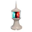 Lunasea Tri-Color/Anchor Zero Emission Light Fixture - 12V - White [LLB-73BK-01-WB] - Essenbay Marine