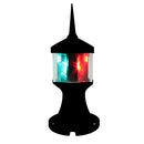 Lunasea Tri-Color/Anchor Zero Emission Light Fixture - 12V - Black [LLB-73BK-01-BB] - Essenbay Marine