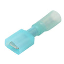 Pacer 16-14 AWG Fully-Insulated Male Disconnect Terminal - Blue - 100 Pack [TDE14-250FIM-100] - Essenbay Marine