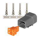 Pacer DTP Deutsch Plug Repair Kit - 14-12 AWG (4 Position) [TDTP06F-4RS] - Essenbay Marine