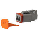 Pacer Deutsch DT Plug  Wedge Lock Kit - 2 Position - 10 Pack [TDT06-2S-10] - Essenbay Marine