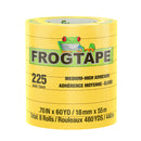 FrogTape CP 225 Medium-High Adhesion Masking Tape - 18MM x 55M x 12-Pack - Gold - Rated f/225F [105545] - Essenbay Marine