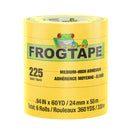 FrogTape CP 225 Medium-High Adhesion Masking Tape - 24MM x 55M x 12-Pack - Gold - Rated f/225F [105320] - Essenbay Marine