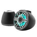JL Audio M6 VeX Series 6.5" Enclosed Coaxial Speakers w/RGB LED Lighting  Titanium Sports Grilles - M6-650VEX-Mb-S-GmTi-i [010-03261-00] - Essenbay Marine