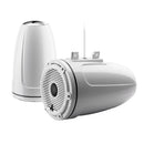 JL Audio M6 Series 7.7" Enclosed Tower Coaxial System w/Gloss White Classic Grille  Black Tweeter Mesh - M6-770ETXv3-Gw-C-GwGw [010-03276-00] - Essenbay Marine