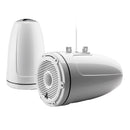 JL Audio M6 Series 8.8" Enclosed Tower Coaxial System w/Gloss White Classic Grille - M6-880ETXv3-Gw-C-3Gw [010-03857-00] - Essenbay Marine