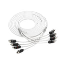 JL Audio 4 Channel 12' Marine Audio RCA Cable - XMD-WHTAIC4-12 [010-13474-00] - Essenbay Marine