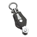 Barton Marine Size 0 20mm Plain Bearing Pulley Block Single Swivel  Becket [N00131] - Essenbay Marine