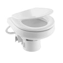 Dometic MasterFlush 7260 White Electric Macerating Toilet w/Orbit Base - Raw Water - 12V [9610007285] - Essenbay Marine