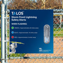 TALOS Standard Lightning Detector w/14"x14" Safety Information Sign [SFD-1414P-MTB] - Essenbay Marine