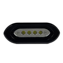 Shadow-Caster Flush Mount Spreader Light - Black Housing - White [SCM-SLF4X-GW-BK] - Essenbay Marine