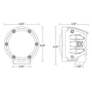 RIGID Industries 360-Series 4" LED SAE Fog Beam - Yellow - Set of 2 [36121] - Essenbay Marine