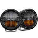 RIGID Industries 360-Series 4" LED SAE Fog Beam - Yellow/White - Set of 2 [36122] - Essenbay Marine