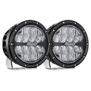 RIGID Industries 360-Series RGBW 6" Offroad Lamp Drive Beam w/RGBW Backlight Pods - Set of 2 [36411] - Essenbay Marine