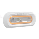 Black Oak Low Pro Marine Spreader Light - Flush Mount - White Housing - Amber LED [MLPS-FA] - Essenbay Marine