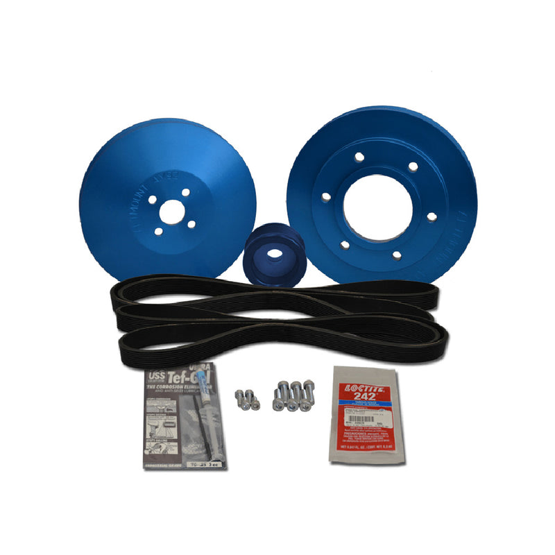 Balmar Pulley Kit f/Yanmar 6LY, 6LYA-STP, 6LY2-STP [48-YSP-6LY-A]