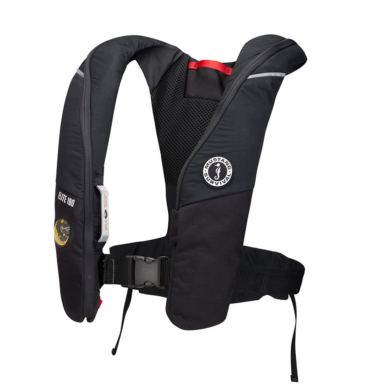 Mustang Elite 190 Offshore Inflatable PFD - Black [MD3170-13-0] - Essenbay Marine