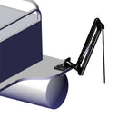 Power-Pole Deck Mount - 0" Setback - 6" Rise - Black [PKB-D-0-4-U-BK]