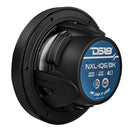 DS18 6.5" 2-Way Coaxial Marine Speakers w/Digital LED Lights  Bullet Tweeter - Black - 150W, 4-Ohm [NXL-IQ6/BK] - Essenbay Marine