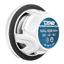 DS18 8" 2-Way Coaxial Marine Speakers w/Digital LED Lights  Bullet Tweeter - White - 175W, 4-Ohm [NXL-IQ8/WH] - Essenbay Marine