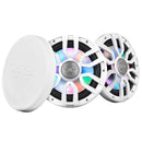 DS18 8" 2-Way Coaxial Marine Speakers w/Digital LED Lights  Bullet Tweeter - White - 175W, 4-Ohm [NXL-IQ8/WH] - Essenbay Marine