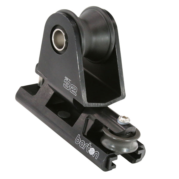 Barton 32mm Towable Genoa Car 2:1 Purchase - Black [32210GTB] - Essenbay Marine