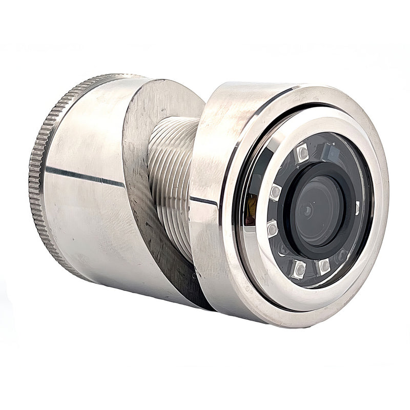 Iris 3MP Compact 316L Stainless Steel Thru-Hull/Panel IP Camera - 1.8mm Lens [IRIS435-18]