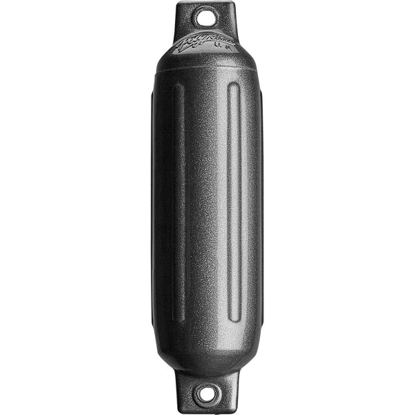 Polyform G-1 Twin Eye Fender 3.5" x 12.8" - Metallic Graphite [G-1-METALLIC GRAPHITE]