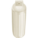 Polyform G-2 Twin Eye Fender 4.5" x 15.5" - Metallic White [G-2 METALLIC WHITE] - Essenbay Marine