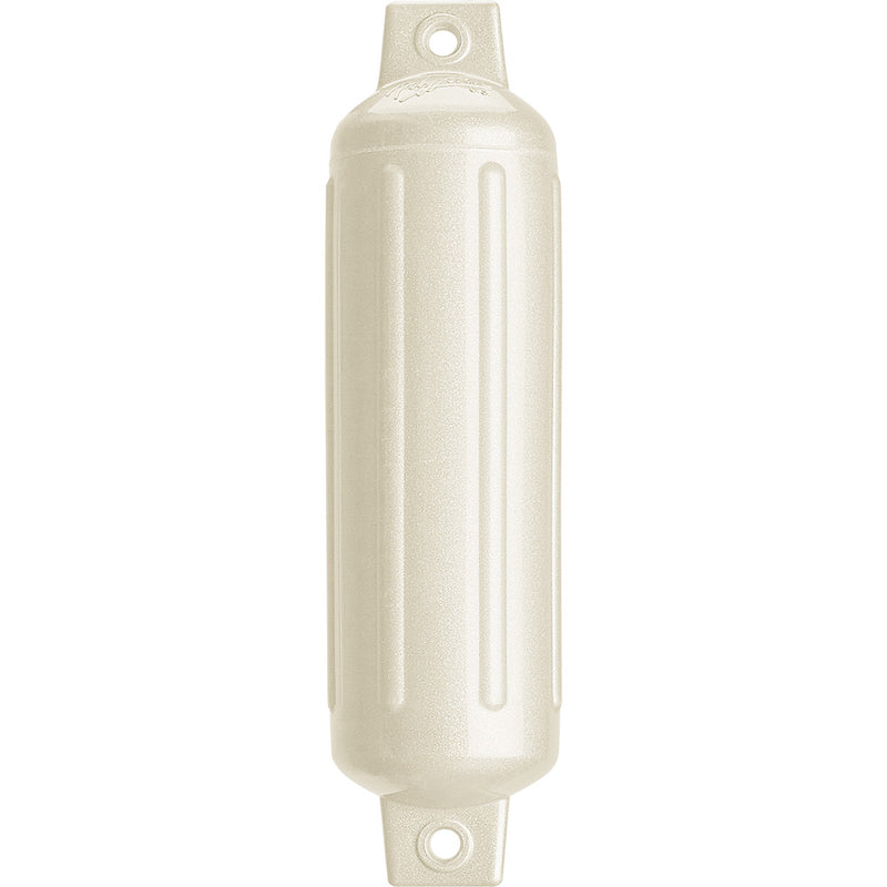 Polyform G-2 Twin Eye Fender 4.5" x 15.5" - Metallic White [G-2-METALLIC WHITE]