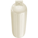 Polyform G-4 Twin Eye Fender 6.5" x 22" - Metallic White [G-4 METALLIC WHITE] - Essenbay Marine