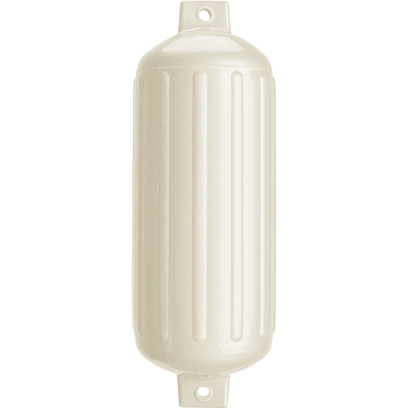 Polyform G-6 Twin Eye Fender 11" x 30" - Metallic White [G-6-METALLIC WHITE]