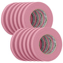 FrogTape CP 325 Medium-High Adhesion Masking Tape - 18MM x 55M x 12-Pack - Pink - Rated f/325F [106025] - Essenbay Marine
