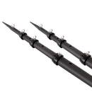 Tigress 15' XD 3K Carbon Fiber Telescoping Outrigger Poles - Matte Black/ Black - Pair [88679-6] - Essenbay Marine