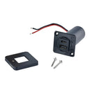 Scanstrut TILE USB-A/USB-C Interior Charging Socket - 12/24V - Black Bezel [SC-TILE-10] - Essenbay Marine