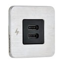 Scanstrut TILE USB-C Interior Charging Socket - 12/24V - Stainless Steel Bezel [SC-TILE-21] - Essenbay Marine