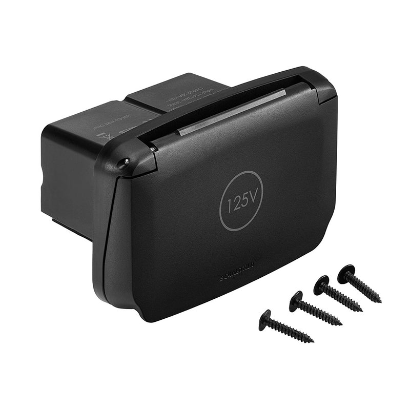 Scanstrut Ventura Series Dual AC Outlet - 125V - 20A [SC-V-P1] - Essenbay Marine