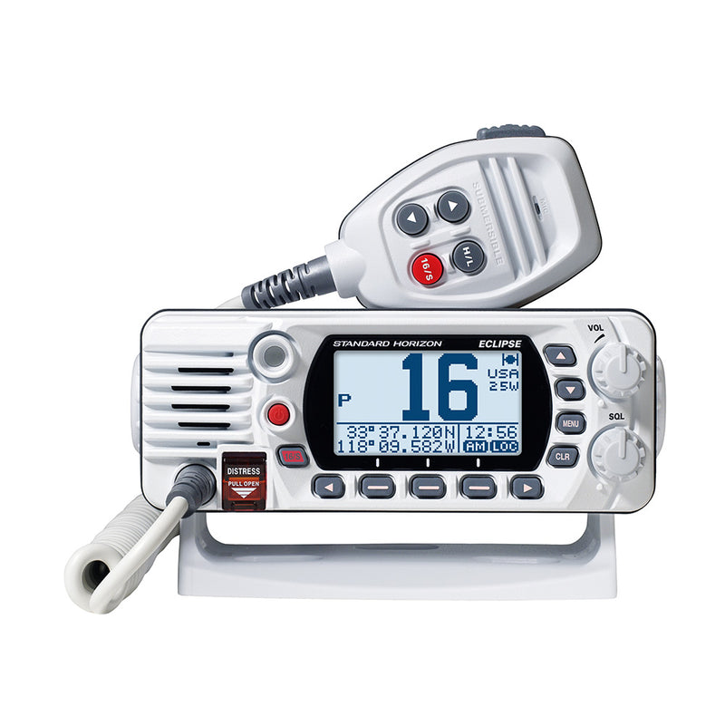 Standard Horizon GX1410GW Eclipse Series 25W Fixed Mount VHF/GPS - White [GX1410GW]