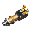 Sea-Dog Momentary Push Button Switch - Stamped Brass [420420-1] - Essenbay Marine