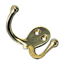 Sea-Dog Double Coat Hook - Cast Brass [671510-1] - Essenbay Marine