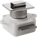 Sea-Dog Push Button Rim Latch - Square - Stainless Steel/Plastic Housing [225310-1] - Essenbay Marine