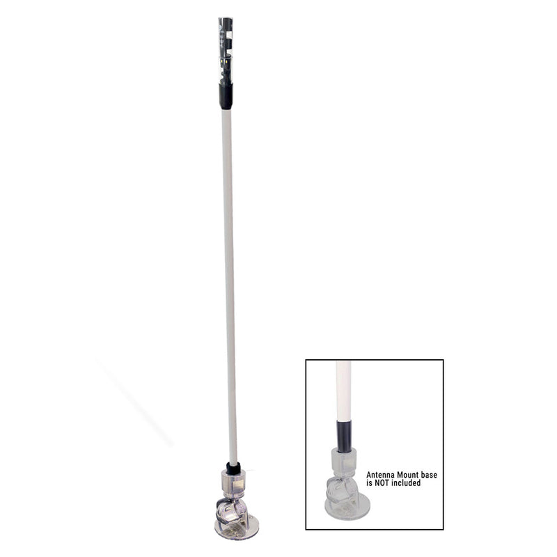 Lumitec Contour Masthead Combo Light w/Antenna Mount *Antenna Mount Base Not Included [101904] - Essenbay Marine