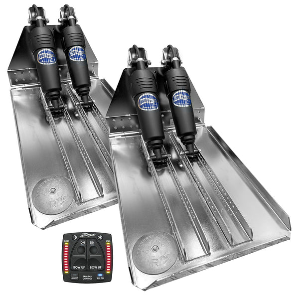 Bennett Marine BOLT 14x20 Dual Electric Trim Tab System w/One Box Indication Unit [BOLT1420HD-OBI] - Essenbay Marine
