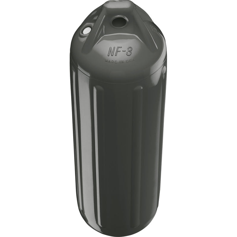 Polyform NF-3 Heavy-Duty Twin Eye 5.6" x 19" - Graphite [NF-3 GRAPHITE] - Essenbay Marine