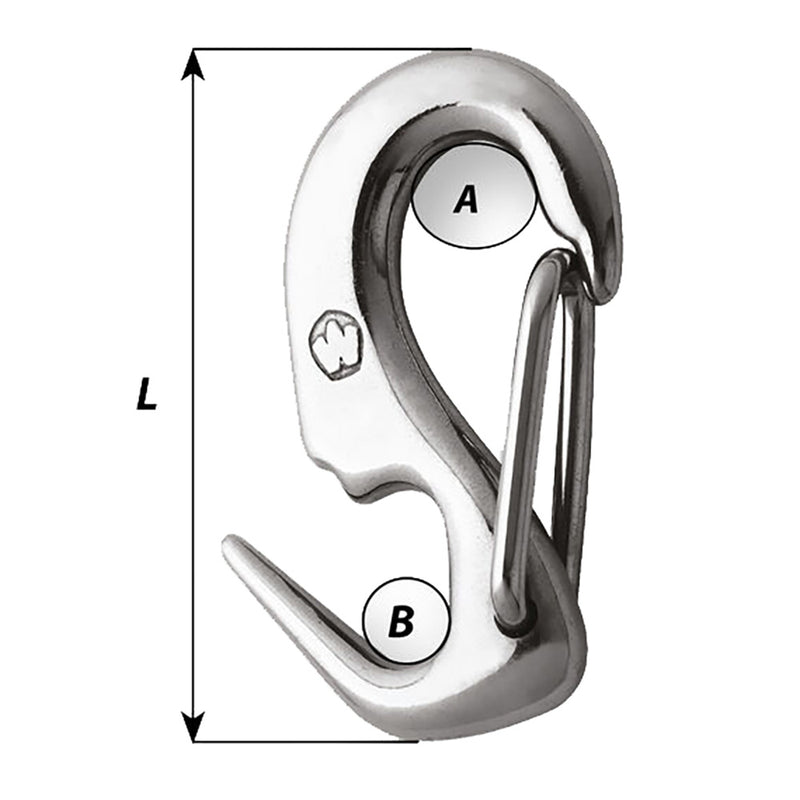 Wichard 5/16 Stainless Steel Sail Snap + [2490W] - Essenbay Marine