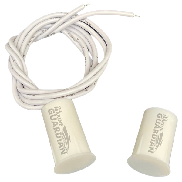 The Marine Guardian Flush Mount Magnet Sensor [TMG-FMS-W] - Essenbay Marine