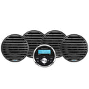 Aquatic AV Economy Gauge Stereo/Speakers Kit - Black [EG100]