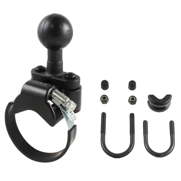 RAM Mount RAM ATV/UTV Ball Base f/Rails Up To 3.15" - Zinc [RAM-231Z-2U] - Essenbay Marine