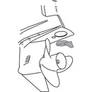 Performance Metals Yamaha Trim Tab Anode - 150-225 hp - Aluminum [00125A] - Essenbay Marine